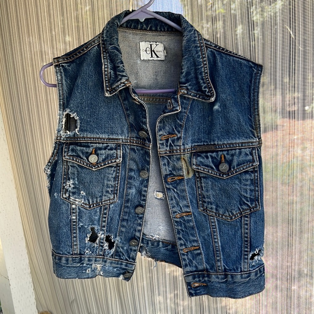 Calvin Klein jeans denim vest
